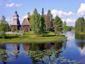 La vieille église en bois de Petäjävesi